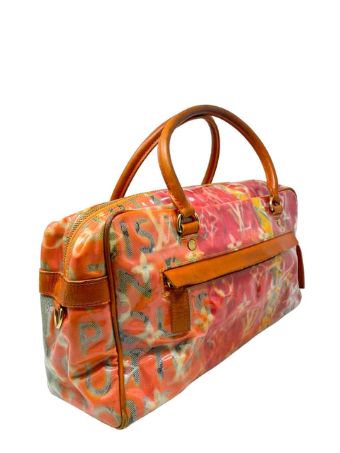 Bolso "Louis Vuitton x Richard Prince Monogram Pulp Weekender"