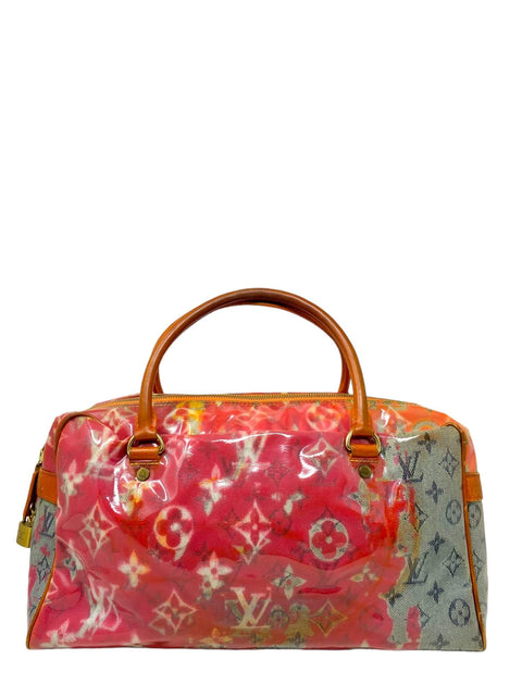 Bolso "Louis Vuitton x Richard Prince Monogram Pulp Weekender"