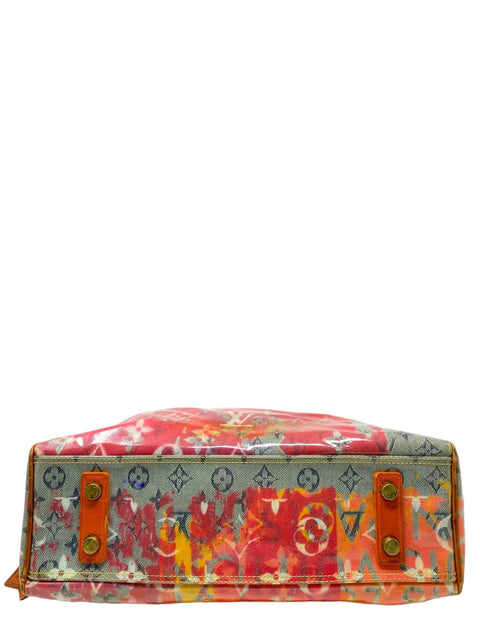 Bolso "Louis Vuitton x Richard Prince Monogram Pulp Weekender"