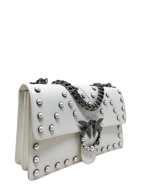 Bolso "White Pearls Love Bag"