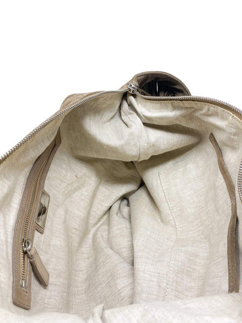 Bolso "Suede Fringe Hobo Bag"